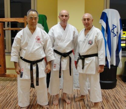 בתמונה עם שיהן פונקושי דאן 9 ושיהן ברטולטי דאן 8 איטליה 2009